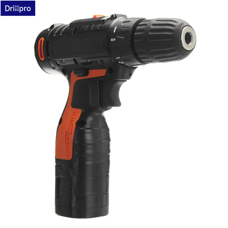 

16.8V Cordless screwdriver Double Speed Lithium Battery*2 Electric Screwdriver Professional Case Household Power Tool
