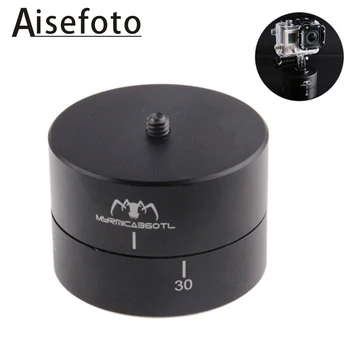 

360 Degrees GoPro Time Lapse Head dslr Phone Tripod Head for Gopro Hero 5 4 Session Yi 4K SJCAM M10 M20 H9 hr C30 c30r Cameras