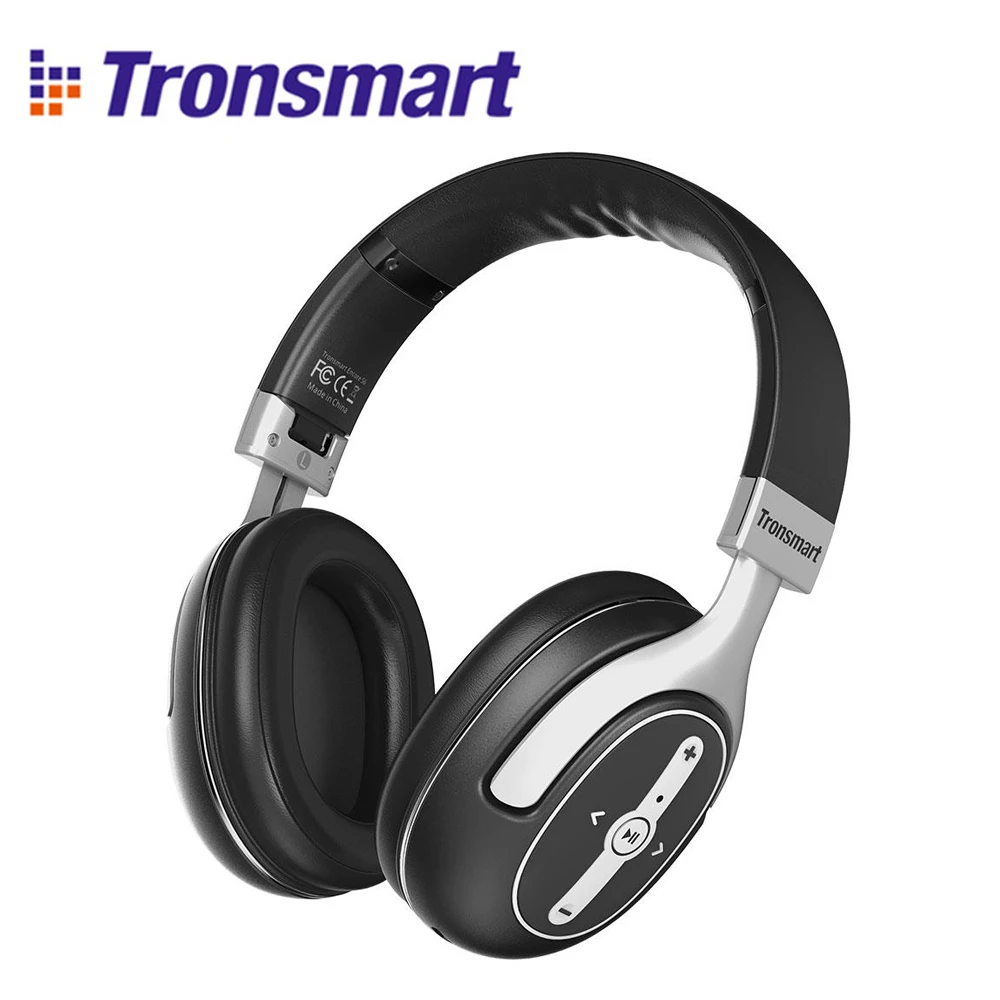 

Tronsmart S6 Active Noise Cancelling Bluetooth Headphones with Microphone and 3.5mm Audio Jack for iPhone Android for Gaming