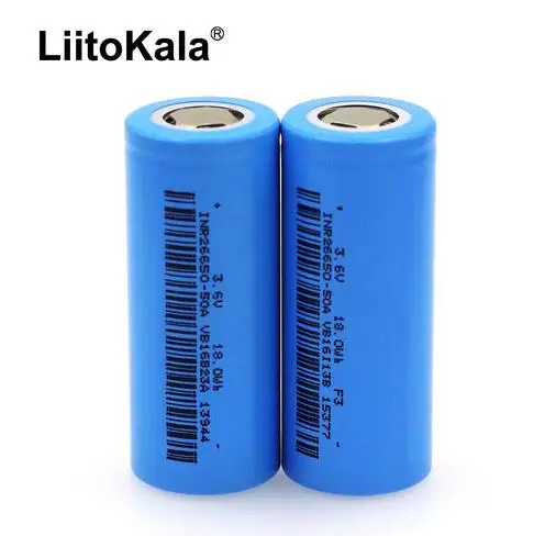 Аккумулятор liitokala 26650 Аккумулятор liitokala 26650