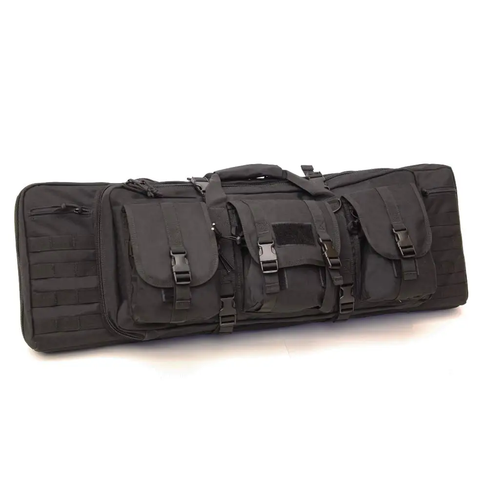 Classic Tactical Double Long Rifle Pistol Gun Bag Transportation Case