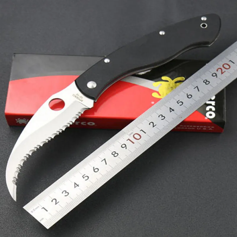 

New Folding Hunting Knife Coming Camping Tactical Knife Out door survival Knives Wood handle Stainless steel Blade