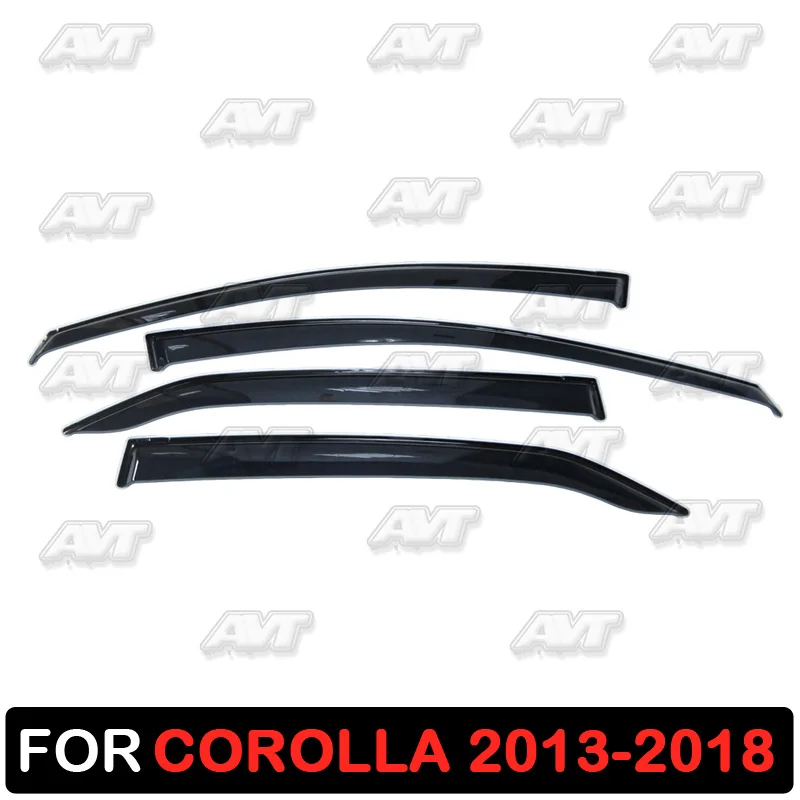 Дефлекторы для окон Toyota Corolla 2013-2018 1 комплект-4 шт. стайлинга автомобилей защита от