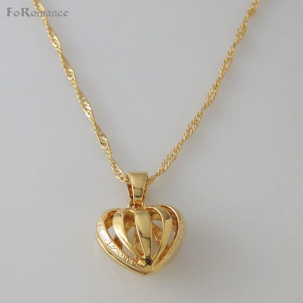 Заказ 10$ получить /5 видов стилей-желтый покрытый золотом 1" ожерелье и ширина сердца 0,7" виснет 0,8" кулон/отличный подарок