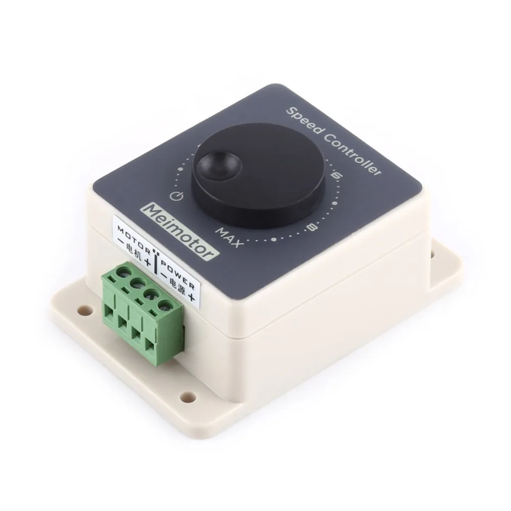

DC10-60V 20A Pulse Width Modulator PWM Motor Speed Controller Waterproof Shell Motor Speed Controller Regulator pwm Governor