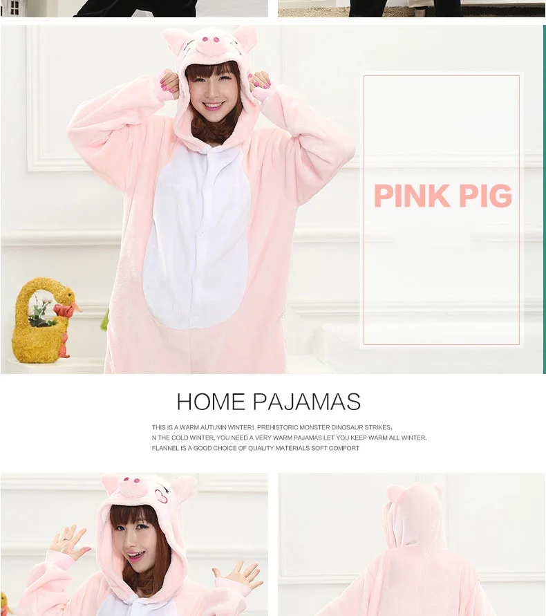Totoro Kigurumi Onesie Adult Animal Unicorn Pajamas Suit Warm Soft Stitch Sleepwear Onepiece Winter Jumpsuit Pijama Cosplay