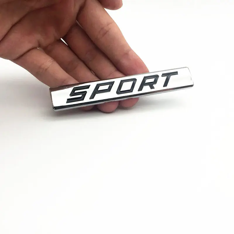 FDIK Car 3D sports chrome metal shields badge stickers decals car styling car stickers auto parts for Volkswagen Ford LADA - Color Name: 2