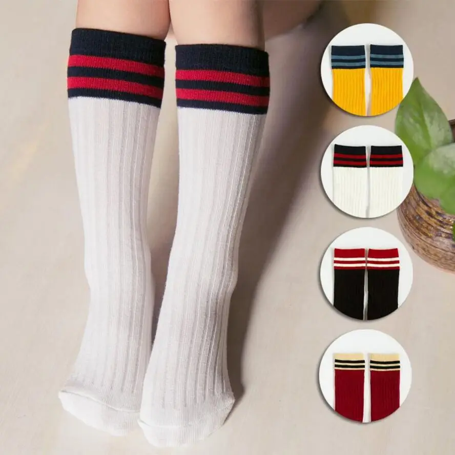 Baby boy girls Knee High Sock Cotton Fox Animal Long Socks kids 0 6Year