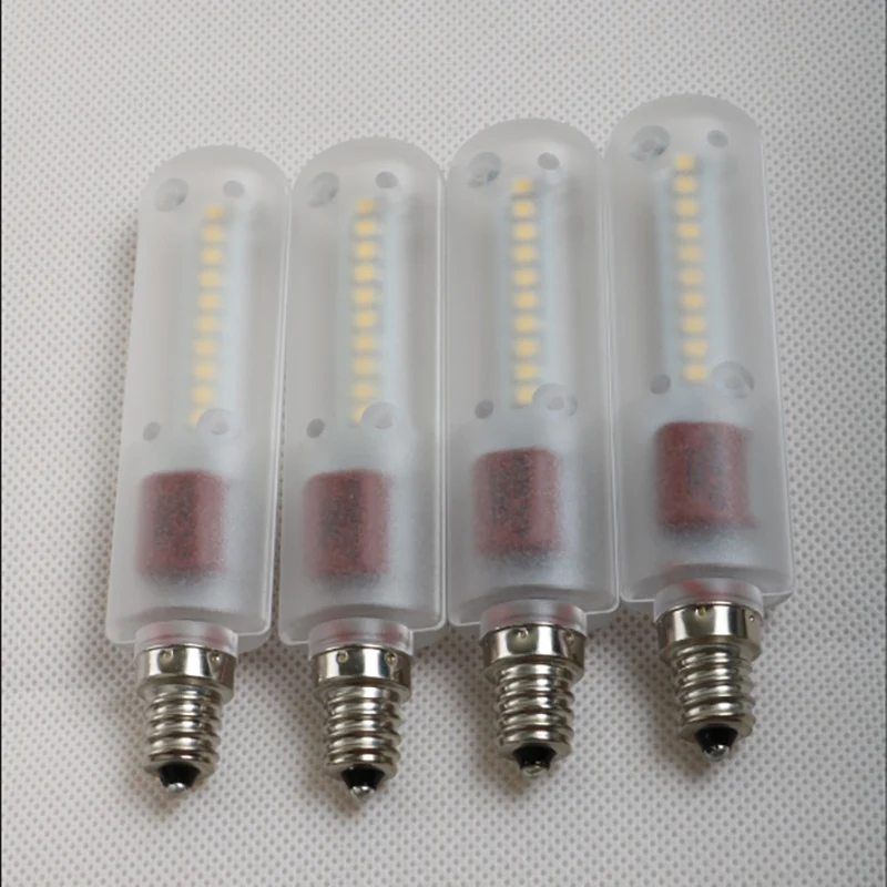 

2pcs/lot Stock goods On-line sale LED T6 E12 Candelabra screw base exit bulb 0.6W cool white 70LM led emergency tube light