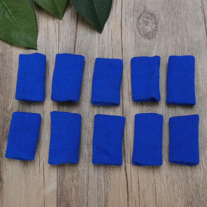 Шт. 10 шт. волейбол палец протектор Палец гвардии эластичный Sweatband рукав артрит