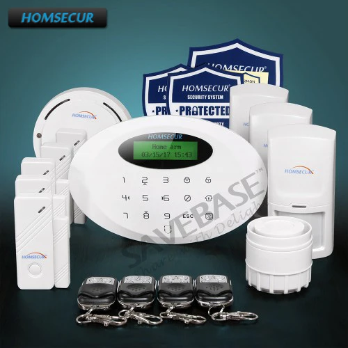 

HOMSECUR Wireless APP Controlled GSM Home Alarm System With IOS/Android APP M3GB