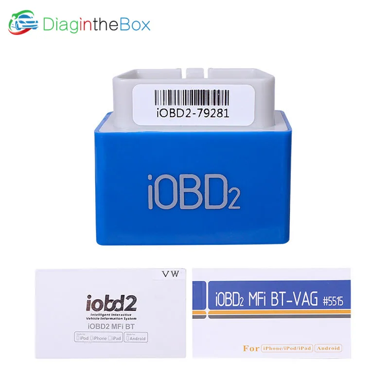 

XTOOL iOBD2 MFi BT Diagnostic/Reads trouble code For VW AUDI/SKODA/SEAT Support Android & IOS By Bluetooth Free Update Online