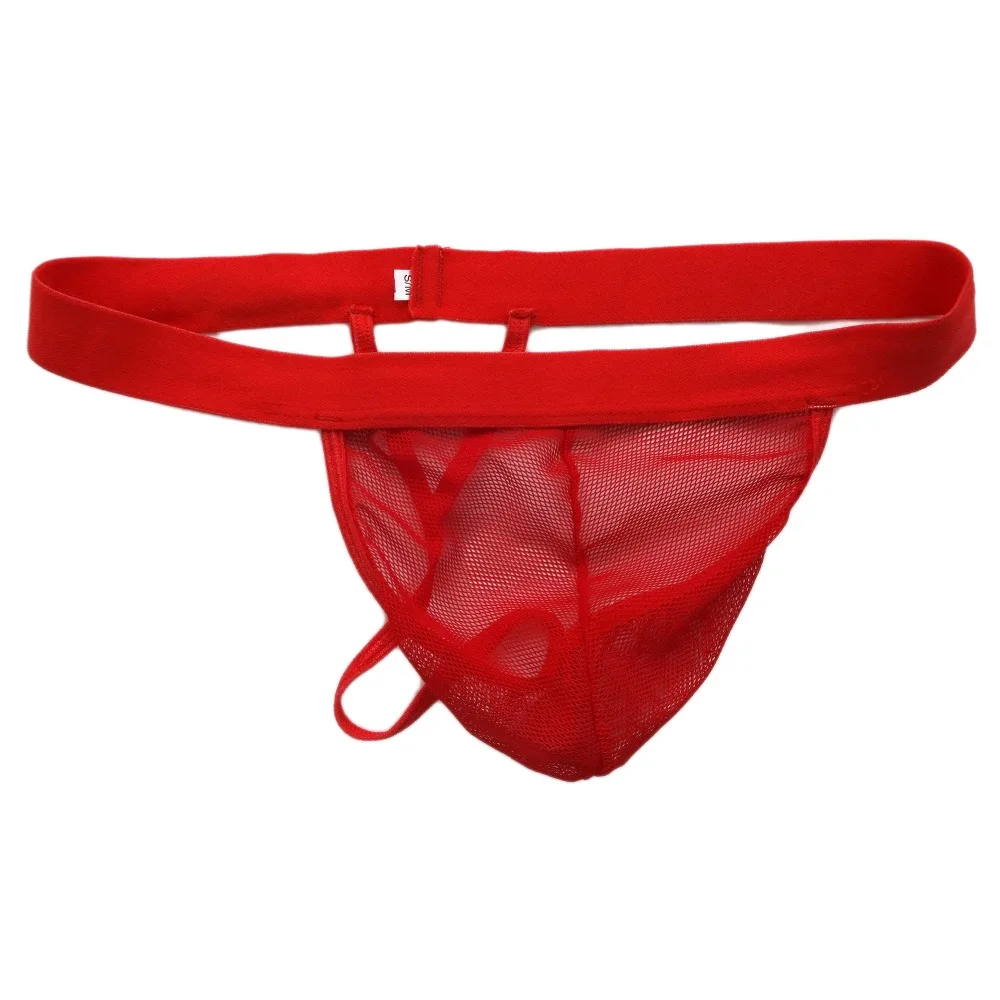 Hot MEN underwear Sexy Thong fishnet C-thru Net G3037 4
