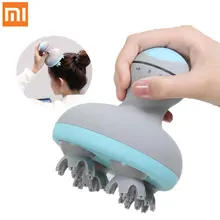 Xiaomi Mini Head Massager Brush Mijia Electric 3D Stereo Massager Brush IPX7 Waterproof Four Wheel Rotation from Youpin