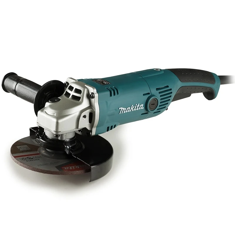 Машина шлифовальная угловая Makita GA6021 (Мощность 1050 Вт, диск 150 мм, блокировка шпинделя, скорость вращения 10000 об/мин)
