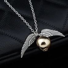 2017 Harri Potter Magic Necklace The Philosopher s natural Stone gold chain font b Action b