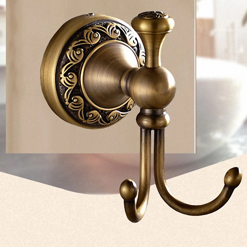 Preise Bad Zubehör Antike Messing Sammlung, Handtuch Ring, Papier Halter, Wc Pinsel, Mantel Haken, bad Rack, Seifenschale, Wasserhahn