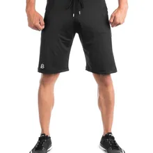 Мужские шорты для бега черный или серый хлопковый материал баскетбольные облегающие трикотажные изделия быстросохнущая Спортивная одежда для йоги эластичный спортивный для спортивного зала одежда