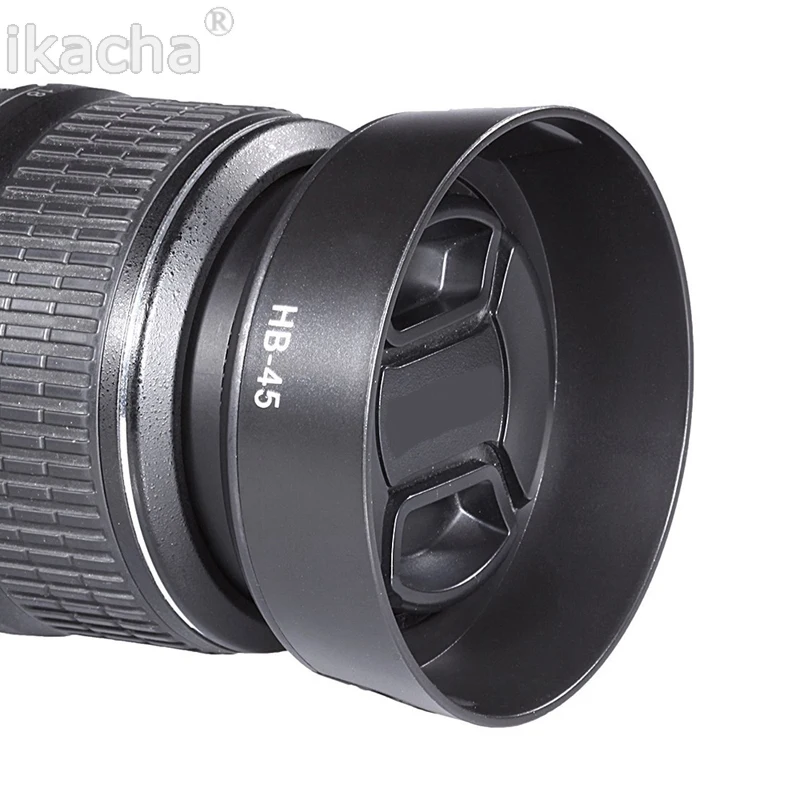 Бленда для объектива Nikon D3100 D5100 D5200 D3200 18 55 мм DX/f/3 5 6G VR объектив камеры HB 45 HB45