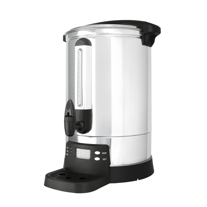 Термопот GEMLUX GL-WB-10DIS (Мощность 1500 Вт, объем 10 л, поддержание температуры, электронный терморегулятор, диапазон температур 30-110 С, корпус из нержавеющей стали)