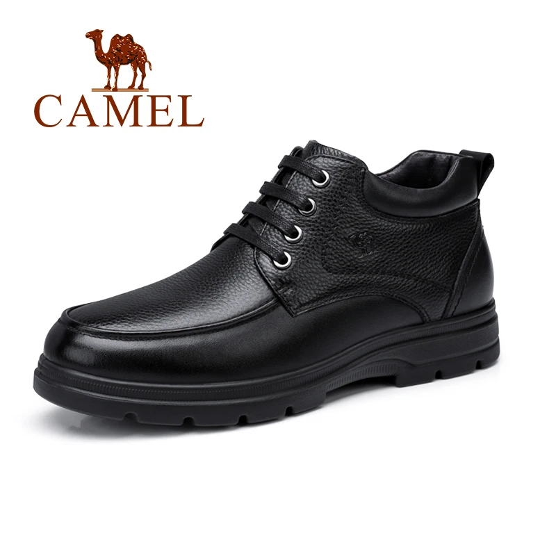 bottes hautes camel homme