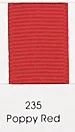 

Free shipping 3''(75mm) Polyester Grosgrain Ribbon 20yards/lot Solid #235 poppy red Ribbon DIY hairbows Kids gift package