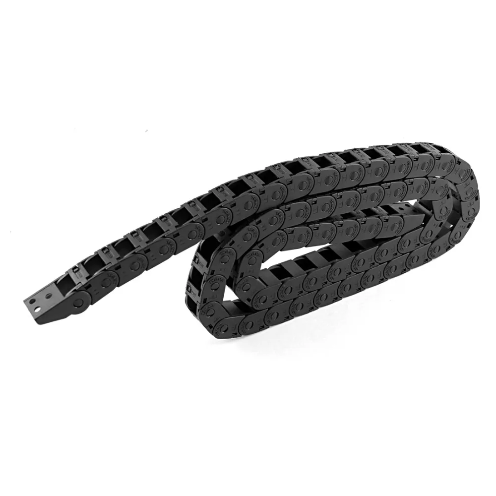

Nylon Cable Drag Chain Wire Carrier R10 11mm x 10mm for CNC Router Machine Tools Transmission Chains Power Transmission Parts