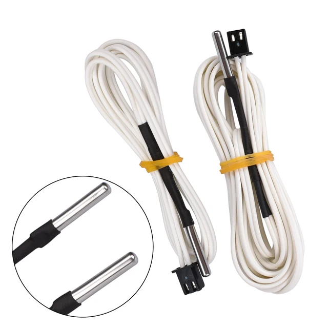 Special Offers BIQU HT-NTC100K Thermistor Temperature Sensor 1M/2M Hotend Extruder Thermistor RepRap Cartridge 350 Degrees 3D Printer Parts