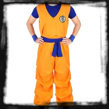 

Anime Cosplay Dragon Ball Z Son Goku Cosplay Costume Super Saiya Performance European size Free Shipping