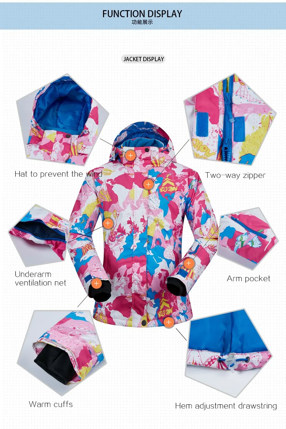 Mutusnow mulheres terno de esqui snowboard jaqueta