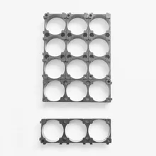 500pcs /lot plastic 21700 battery holder 3P cylindrical battery holder for 21700 lithium ion battery pack assembly
