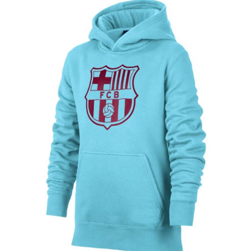 

Barcelona 2019 Hoodies Solid Logo Causal Sportswear with Hat Casual Hooded Sweatshirt