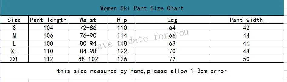 women pant size