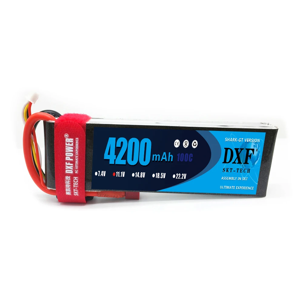 DXF 3S 11.1V 4200mAh 100C Lipo