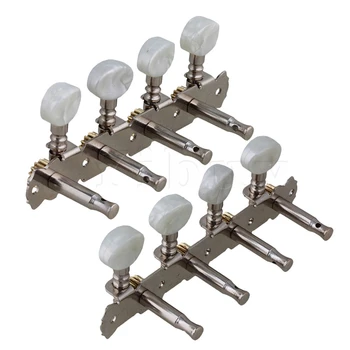 

Yibuy 10 Pieces Mandolin Machine Heads Tuning Pegs Set with White Pearl Button