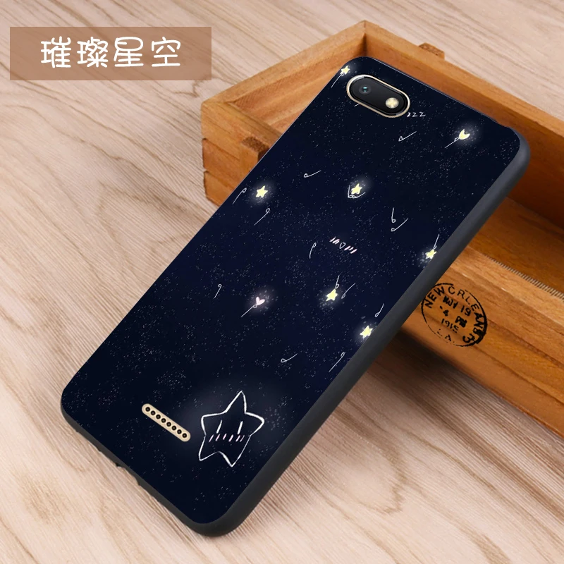 Xiaomi Redmi 6a Case Original Cover for Xiaomi Redmi 6a Case Bag Redmi 6a Cover Skin Wolf Fish Skull Fundas 100% 25