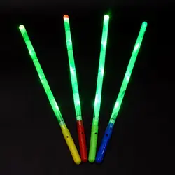 Светодио дный игрушки мигающий свет мигающие палочки пластиковые Ночная свеча светящиеся игрушки KTV концертная вечерние события поставки