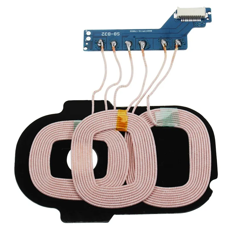 Универсальный DIY 9V 1 2A Type C порт беспроводной зарядки PCBA три катушки печатная плата