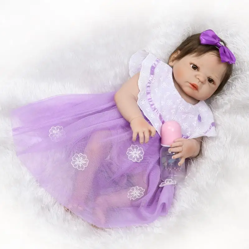 

NPKDOLL 55cm Doll Soft Silicone Reborn Realistic Newborn Reborn Babies Dolls For Girls Toys The Best Birthday Gift For Kids