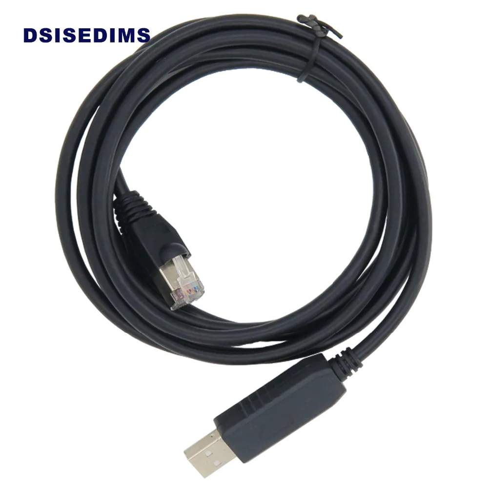 Высококачественный сетевой кабель для маршрутизаторов FTDI черный 6 футов USB RJ45