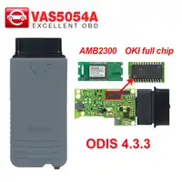 VAS5054A ODIS 4.3.3 送料 keygen オリジナル OKI フルチップ Bluetooth オートコードリーダースキャナ VAS5054 を OBD2 診断ツール