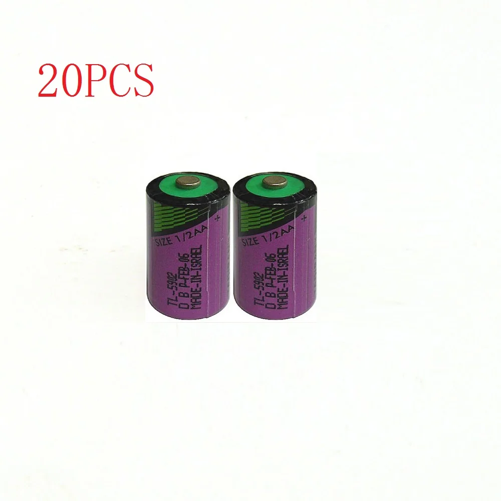 

20pcs/lot New high quality TL-5902 1 / 2AA ER14250 SL350 3.6V 1/2 AA PLC lithium battery