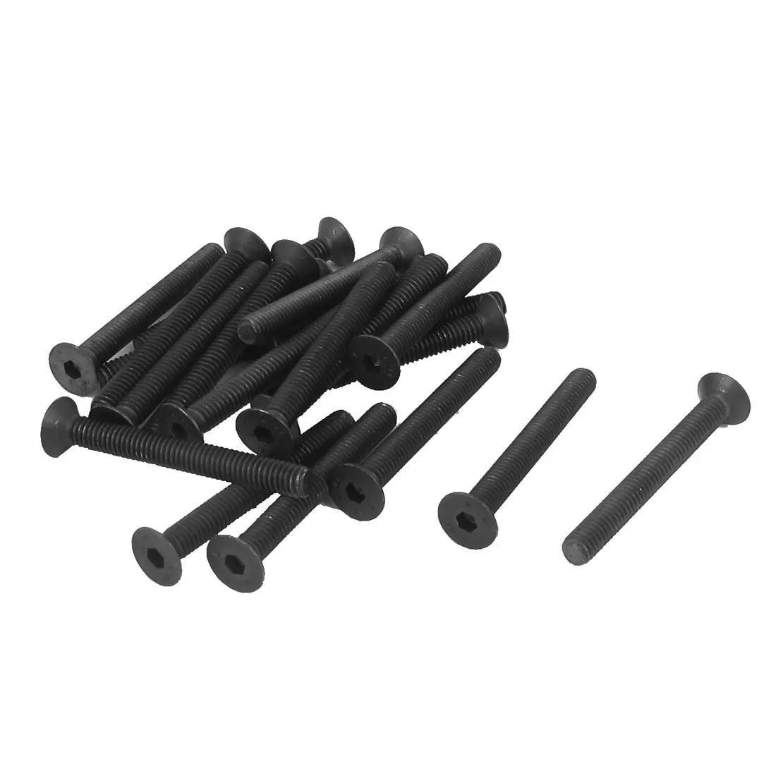 

UXCELL M4 X 35Mm Metric Hex Socket Countersunk Flat Head Screw Bolts Black 20Pcs