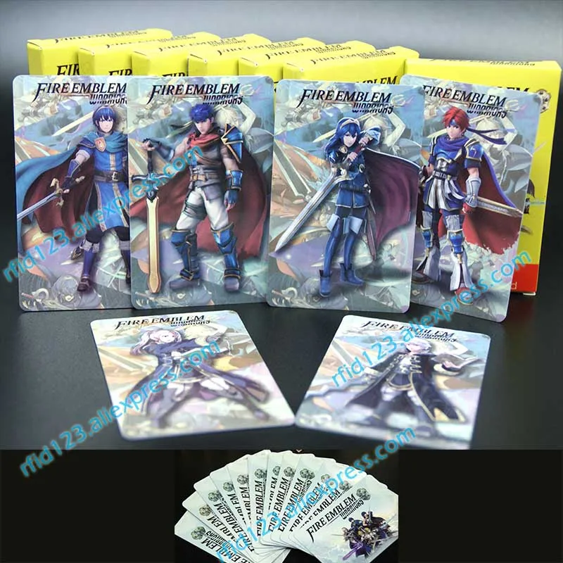 Огненная эмблема Эхо: Тени Valentia Amiibo NFC печатная карта Corrin Lucina Ike весь set-12pcs/лот