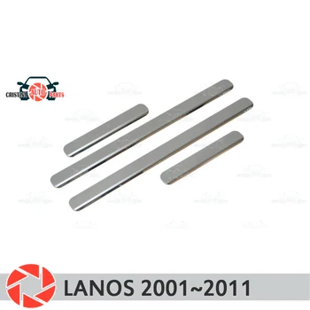 

Door sills for Chevrolet Lanos 2001~2011 step plate inner trim accessories protection scuff car styling decoration clear