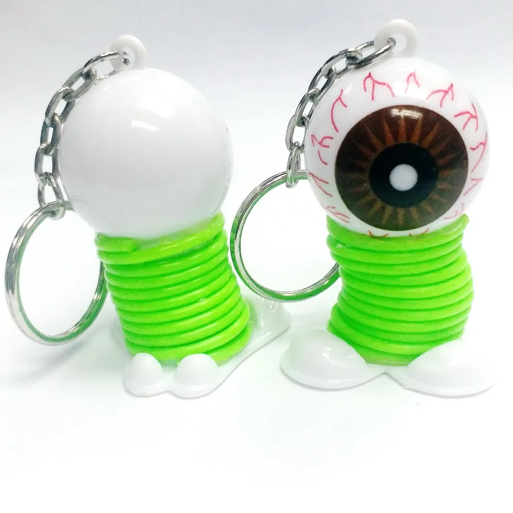 eye ball spring keychain - 17.5g