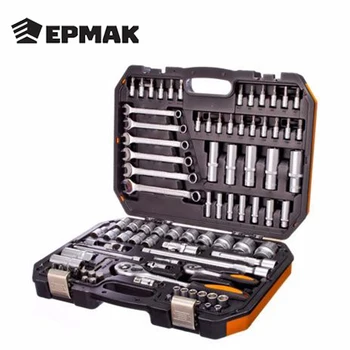 

Ermak Classic A set of professional tools 98items 1/4"+1/2" high quality manual car discounts sale Free shipping Ratchet 736-153