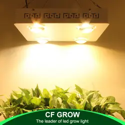 Затемнения CREE CXB3590 400 Вт удара светодиодный светать полный спектр 48000LM = HPS 600 Вт растет лампы комнатное растение рост освещения Панель