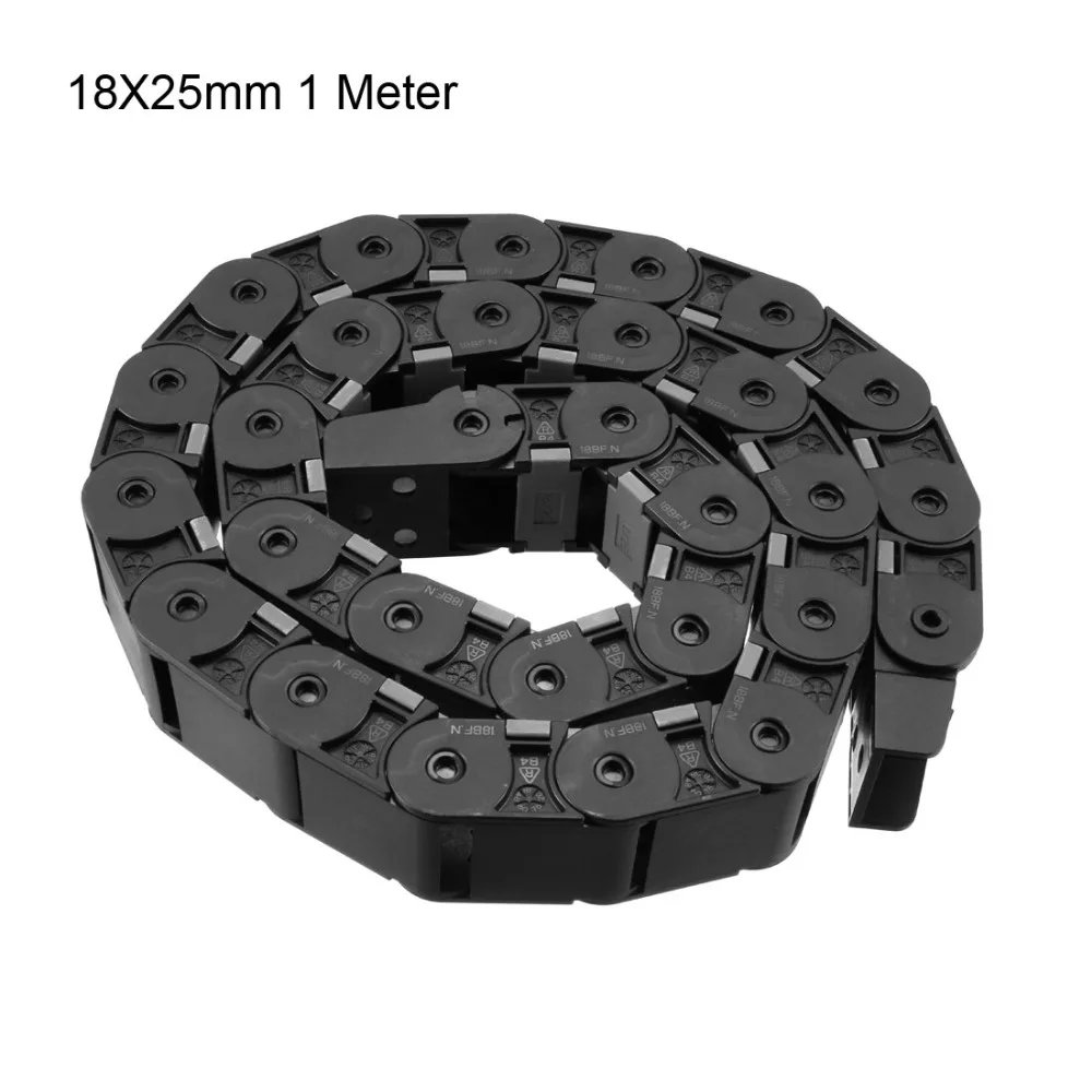 UXCELL Новые 18x25 мм 15x15 18x37 15x30 цепи передачи Цепной кабель Перевозчик открытого типа
