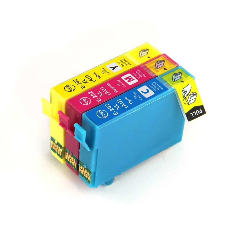 For E-202 XL(SW)AU Epson T-202 XL Compatible Ink Cartridge use for Expression Home XP-5100/WorkForce WF-2860 Printer | Компьютеры и